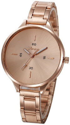 Geneva Platinum Rose Gold Analog For Women GP-332 Watch - For Women