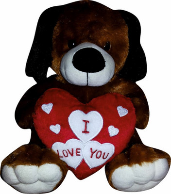 kraft artefacto haus LOVELY DOG SOFT TOY - 25CM - 25 cm(Multicolor)