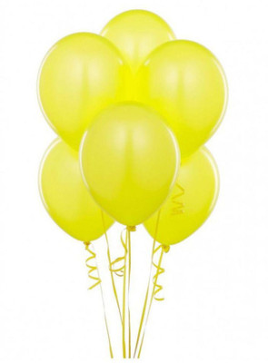 Shop Online Solid Yellow Balloons (Pack of 100) Balloon(Yellow, Pack of 100)