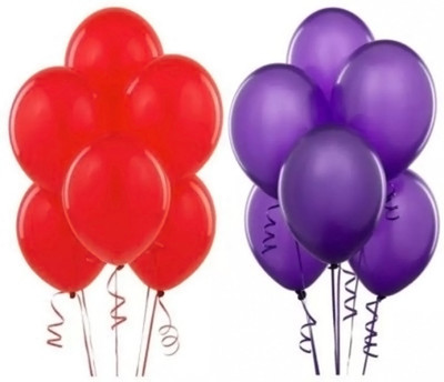 EVA Solid EVA0066 Balloon(Red, Purple, Pack of 50)