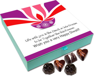 Chocholik Diwali Gift - Wish You A Mind Blowing Diwali Chocolate Box - 9pc Truffles(108 g)
Chocholik Diwali Gift - Wish You A Mind Blowing Diwali Chocolate Box - 9pc Truffles(108 g)