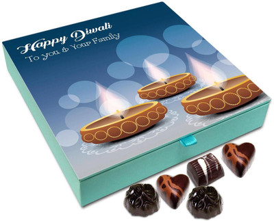 Chocholik Diwali Gift - Happy Deepawali To You And family Chocolate Box - 9pc Truffles(108 g)
Chocholik Diwali Gift - Happy Deepawali To You And family Chocolate Box - 9pc Truffles(108 g)