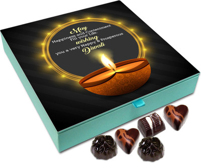Chocholik Diwali Gift Box - Wishing You A Very Happy And Prosperous Deepavali Chocolate Box - 9pc Truffles(108 g)
Chocholik Diwali Gift Box - Wishing You A Very Happy And Prosperous Deepavali Chocolate Box - 9pc Truffles(108 g)