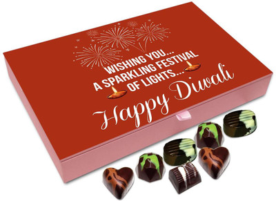 Chocholik Diwali Gift Box - Wishing You A Prosperous And Sparkling Diwali Chocolate Box - 12pc Truffles(144 g)
Chocholik Diwali Gift Box - Wishing You A Prosperous And Sparkling Diwali Chocolate Box - 12pc Truffles(144 g)