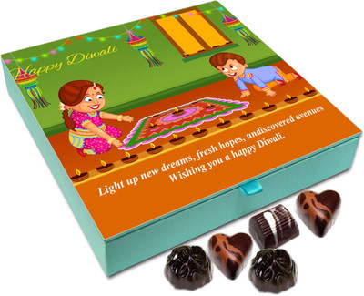 Chocholik Diwali Gift - Light Up New Dreams On Diwali Chocolate Box - 9pc Truffles(108 g)
Chocholik Diwali Gift - Light Up New Dreams On Diwali Chocolate Box - 9pc Truffles(108 g)