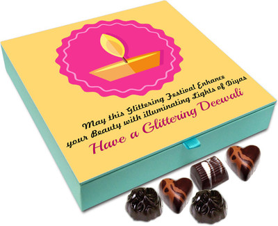 Chocholik Diwali Gift Box - You Are Wished With Brightest Moments This Diwali Chocolate Box - 9pc Truffles(108 g)
Chocholik Diwali Gift Box - You Are Wished With Brightest Moments This Diwali Chocolate Box - 9pc Truffles(108 g)