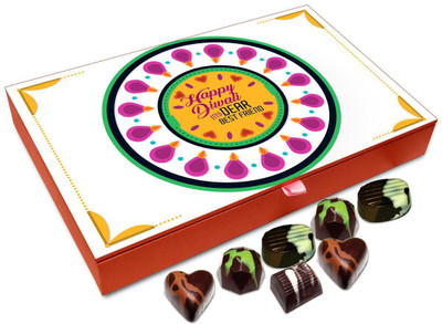 Chocholik Diwali Gift - Happy Diwali My Dear Best Friend Chocolate Box - 12pc Truffles(144 g)
Chocholik Diwali Gift - Happy Diwali My Dear Best Friend Chocolate Box - 12pc Truffles(144 g)