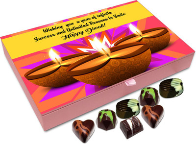 Chocholik Diwali Gift Box - Wishing You Years Of Happiness On This Diwali Chocolate Box - 12pc Truffles(144 g)
Chocholik Diwali Gift Box - Wishing You Years Of Happiness On This Diwali Chocolate Box - 12pc Truffles(144 g)