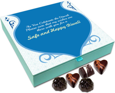 Chocholik Diwali Gift - May Wishes Are With You For A Safe Diwali Chocolate Box - 9pc Truffles(108 g)
Chocholik Diwali Gift - May Wishes Are With You For A Safe Diwali Chocolate Box - 9pc Truffles(108 g)