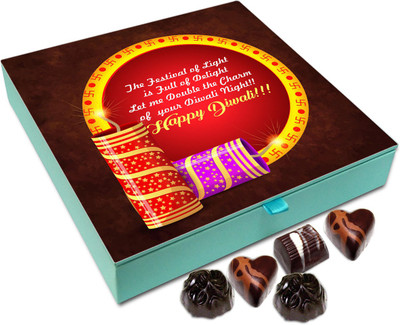 Chocholik Diwali Gift Box - Let Me Double The Charm Of Your Diwali Night Chocolate Box - 9pc Truffles(108 g)
Chocholik Diwali Gift Box - Let Me Double The Charm Of Your Diwali Night Chocolate Box - 9pc Truffles(108 g)