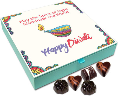 Chocholik Diwali Gift Box - May The Diwali Spirit Illuminate The World Chocolate Box - 9pc Truffles(108 g)
Chocholik Diwali Gift Box - May The Diwali Spirit Illuminate The World Chocolate Box - 9pc Truffles(108 g)