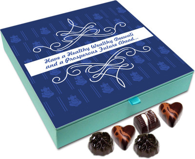 Chocholik Diwali Gift - Endless Prosperity, Endless Joy, On This Diwali Happy Diwali! Chocolate Box - 9pc Truffles(108 g)
Chocholik Diwali Gift - Endless Prosperity, Endless Joy, On This Diwali Happy Diwali! Chocolate Box - 9pc Truffles(108 g)