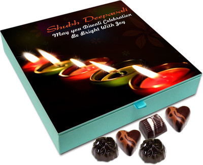 Chocholik Diwali Gift Box - May Your Diwali Celebration Be Bright With Joy Chocolate Box - 9pc Truffles(108 g)
Chocholik Diwali Gift Box - May Your Diwali Celebration Be Bright With Joy Chocolate Box - 9pc Truffles(108 g)