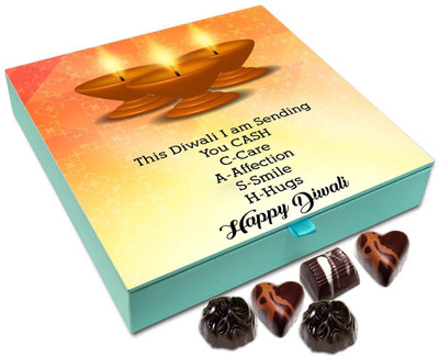 Chocholik Diwali Gift Box - Wish You Lots Of Smiles On This Diwali Chocolate Box - 9pc Truffles(108 g)
Chocholik Diwali Gift Box - Wish You Lots Of Smiles On This Diwali Chocolate Box - 9pc Truffles(108 g)