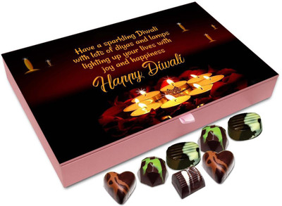 Chocholik Diwali Gift - Have A Sparkling Diwali With Lots Of Candles Chocolate Box - 12pc Truffles(144 g)
Chocholik Diwali Gift - Have A Sparkling Diwali With Lots Of Candles Chocolate Box - 12pc Truffles(144 g)