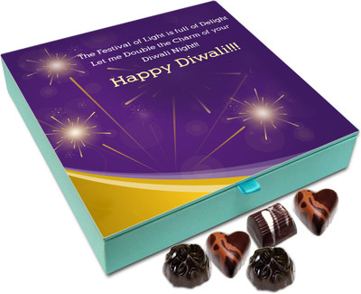 Chocholik Diwali Gift Box - Let Us Enjoy And Double The Charm Of Diwali Chocolate Box - 9pc Truffles(108 g)
Chocholik Diwali Gift Box - Let Us Enjoy And Double The Charm Of Diwali Chocolate Box - 9pc Truffles(108 g)