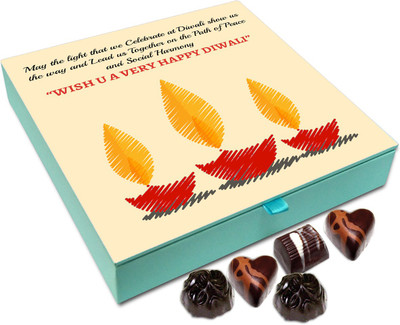 Chocholik Diwali Gift Box - Have A Very Calm And Safe Diwali Chocolate Box - 9pc Truffles(108 g)
Chocholik Diwali Gift Box - Have A Very Calm And Safe Diwali Chocolate Box - 9pc Truffles(108 g)