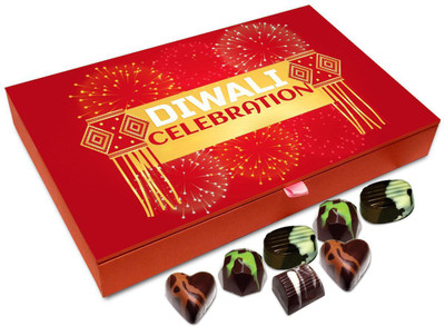 Chocholik Diwali Gift Box - Its Diwali Celebration Time Chocolate Box - 12pc Truffles(144 g)
Chocholik Diwali Gift Box - Its Diwali Celebration Time Chocolate Box - 12pc Truffles(144 g)