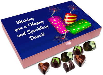 Chocholik Diwali Gift - Wishing You A Very Sparkling And Happy Diwali Chocolate Box - 12pc Truffles(144 g)
Chocholik Diwali Gift - Wishing You A Very Sparkling And Happy Diwali Chocolate Box - 12pc Truffles(144 g)