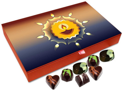 Chocholik Diwali Gift Box - May The Light Of Diwali Bring Positivity In Your Life Chocolate Box - 12pc Truffles(144 g)
Chocholik Diwali Gift Box - May The Light Of Diwali Bring Positivity In Your Life Chocolate Box - 12pc Truffles(144 g)