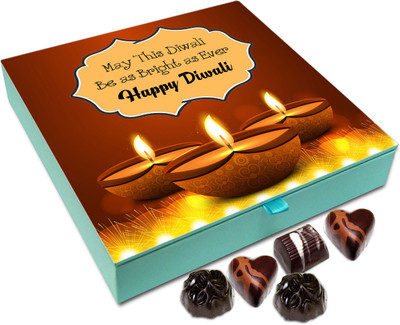 Chocholik Diwali Gift - May This Diwali Be The Brightest Of All Chocolate Box - 9pc Truffles(108 g)
Chocholik Diwali Gift - May This Diwali Be The Brightest Of All Chocolate Box - 9pc Truffles(108 g)