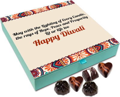Chocholik Diwali Gift Box - May Every Diwali Candle Lit Your Life Chocolate Box - 9pc Truffles(108 g)
Chocholik Diwali Gift Box - May Every Diwali Candle Lit Your Life Chocolate Box - 9pc Truffles(108 g)