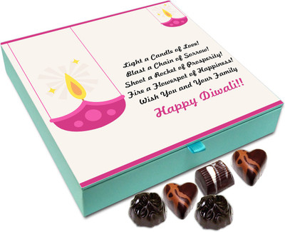 Chocholik Diwali Gift Box - Blast The Chain OF Sorrow This Diwali Chocolate Box - 9pc Truffles(108 g)
Chocholik Diwali Gift Box - Blast The Chain OF Sorrow This Diwali Chocolate Box - 9pc Truffles(108 g)