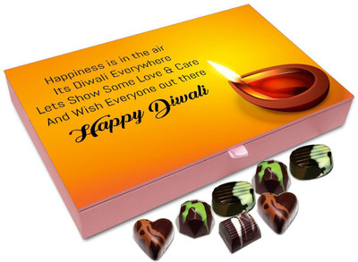 Chocholik Diwali Gift - Spread Love And Care On This Diwali Chocolate Box - 12pc Truffles(144 g)
Chocholik Diwali Gift - Spread Love And Care On This Diwali Chocolate Box - 12pc Truffles(144 g)