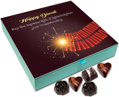 Chocholik Diwali Gift Box - May The Supreme Light Of Diwali Enlighten You Chocolate Box - 9pc Truffles(108 g)
Chocholik Diwali Gift Box - May The Supreme Light Of Diwali Enlighten You Chocolate Box - 9pc Truffles(108 g)