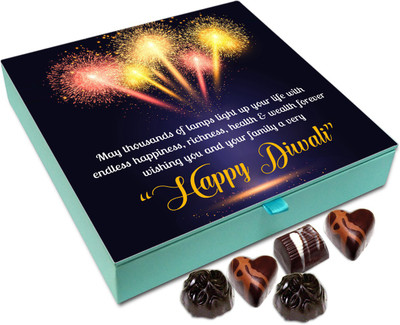 Chocholik Diwali Gift - On This Diwali May Thousands Of Lamps Light Up Your Life Chocolate Box - 9pc Truffles(108 g)
Chocholik Diwali Gift - On This Diwali May Thousands Of Lamps Light Up Your Life Chocolate Box - 9pc Truffles(108 g)