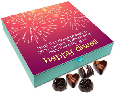 Chocholik Diwali Gift - Hope This Diwali Brings Good Fortune And Happiness Chocolate Box - 9pc Truffles(108 g)
Chocholik Diwali Gift - Hope This Diwali Brings Good Fortune And Happiness Chocolate Box - 9pc Truffles(108 g)