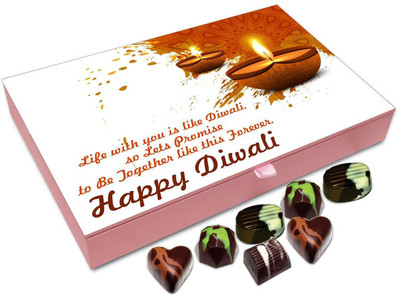 Chocholik Diwali Gift - Life With You Is Like Diwali Chocolate Box - 12pc Truffles(144 g)
Chocholik Diwali Gift - Life With You Is Like Diwali Chocolate Box - 12pc Truffles(144 g)