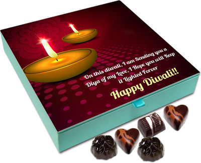 Chocholik Diwali Gift Box - Hope You Keep The Diwali Candle Lighted Forever Chocolate Box - 9pc Truffles(108 g)
Chocholik Diwali Gift Box - Hope You Keep The Diwali Candle Lighted Forever Chocolate Box - 9pc Truffles(108 g)