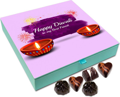 Chocholik Diwali Gift Box - Happy Diwali To All My Best Friends Chocolate Box - 9pc Truffles(108 g)
Chocholik Diwali Gift Box - Happy Diwali To All My Best Friends Chocolate Box - 9pc Truffles(108 g)