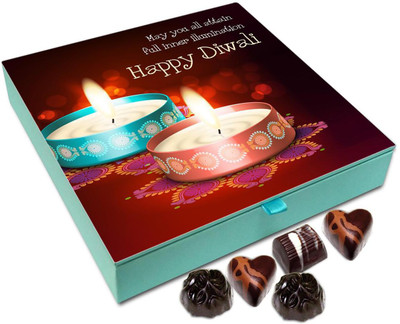 Chocholik Diwali Gift Box - May This Diwali You Attain Inner Illumination Chocolate Box - 9pc Truffles(108 g)
Chocholik Diwali Gift Box - May This Diwali You Attain Inner Illumination Chocolate Box - 9pc Truffles(108 g)