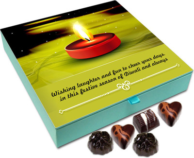 Chocholik Diwali Gift - Wishing You Laughter And Fun On The Festive Season Of Diwali Chocolate Box - 9pc Truffles(108 g)
Chocholik Diwali Gift - Wishing You Laughter And Fun On The Festive Season Of Diwali Chocolate Box - 9pc Truffles(108 g)