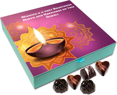 Chocholik Diwali Gift - Wishing You A Very Generous Diwali Chocolate Box - 9pc Truffles(108 g)
Chocholik Diwali Gift - Wishing You A Very Generous Diwali Chocolate Box - 9pc Truffles(108 g)