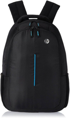 HP 15 inch Laptop Backpack(Black, Blue)