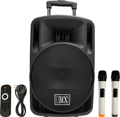 MX Premium 12 inches Portable Multimedia Trolley Speaker With Speaker stand and Built-in Amplifier Battery Bluetooth Usb Radio Fm Sd Card Aux Input & 2 Wireless Microphone Remote 3712 MR Indoor, Outdoor PA System(225 W)
MX Premium 12 inches Portable Multimedia Trolley Speaker With Speaker stand and Built-in Amplifier Battery Bluetooth Usb Radio Fm Sd Card Aux Input & 2 Wireless Microphone Remote 3712 MR Indoor, Outdoor PA System(225 W)