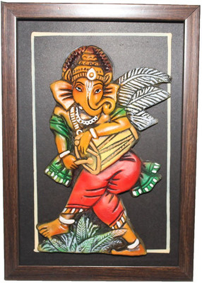 Sarvsiddhi Wall Hanging Frame With Terracotta Dancing Ganesha Figure Decorative Showpiece - 26 cm(Terracotta, Wooden, Multicolor)
Sarvsiddhi Wall Hanging Frame With Terracotta Dancing Ganesha Figure Decorative Showpiece - 26 cm(Terracotta, Wooden, Multicolor)