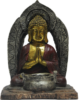 eCraftIndia Handcrafted Namaste Buddha Tea Light Holder Decorative Decorative Showpiece - 22.5 cm(Polyresin, Multicolor)
eCraftIndia Handcrafted Namaste Buddha Tea Light Holder Decorative Decorative Showpiece - 22.5 cm(Polyresin, Multicolor)