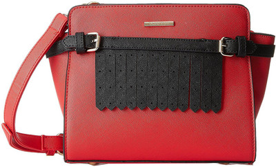 Diana Korr Women Casual Red PU Sling Bag