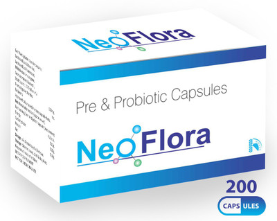 neoflora Pre & Probiotic Supplement - Better Digestion - Gas Relief - Good Bacteria for Immunity - Reduced Acidity - Stronger Gut (200 Capsules)(200 No)
neoflora Pre & Probiotic Supplement - Better Digestion - Gas Relief - Good Bacteria for Immunity - Reduced Acidity - Stronger Gut (200 Capsules)(200 No)