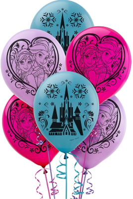 PartyballoonsHK Printed DISNEY FROZEN Theme PARTY Balloon(Multicolor, Pack of 30)