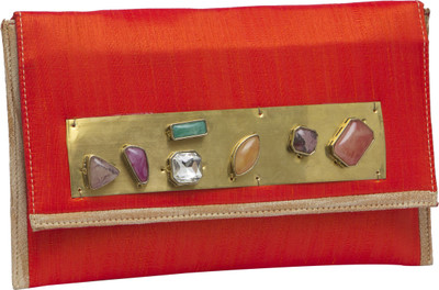 sunbeams Casual Beige Clutch