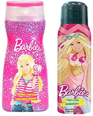 Barbie Shampoo Conditioner With Deodorant(Set of 2)
Barbie Shampoo Conditioner With Deodorant(Set of 2)