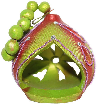 Sarvsiddhi Terracotta Hanging Decorative Diya Terracotta Hanging Diya(Height: 26 inch)