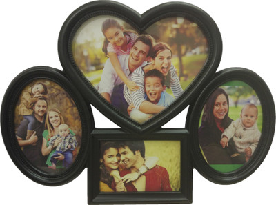 ME Decor Generic Photo Frame(Black, 4 Photos)