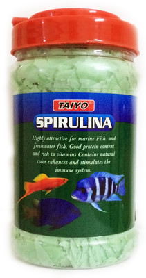 Taiyo Spirulina Flakes 100g Fish 100 g Dry Fish Food