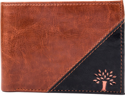 WHITE BEAR Men Brown Artificial Leather Wallet(6 Card Slots)